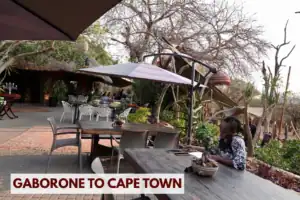 Gaborone to Cape Town